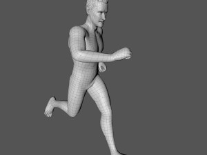 decorative man sculpture 3D 모델