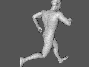 decorative man sculpture 3D 모델