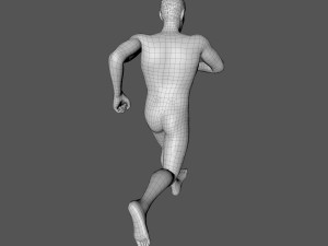 decorative man sculpture 3D 모델
