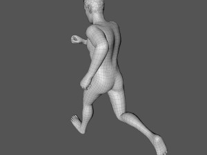 decorative man sculpture 3D 모델