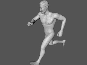 decorative man sculpture 3D 모델