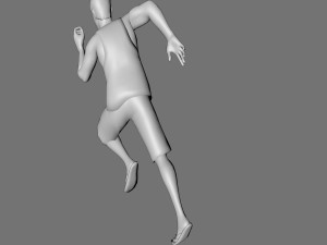 decorative man sculpture 3D Модель