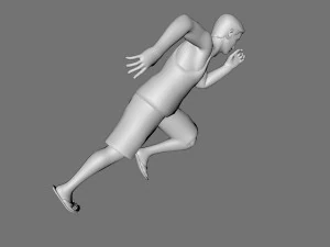 decorative man sculpture 3D Model
