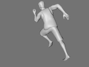 decorative man sculpture 3D Модель