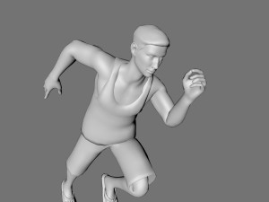 decorative man sculpture 3D Модель