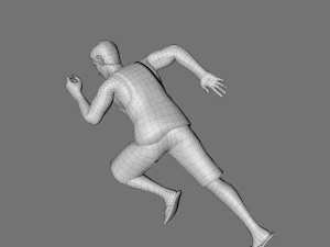 decorative man sculpture 3D Model