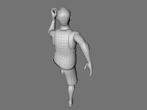 decorative man sculpture 3D Model