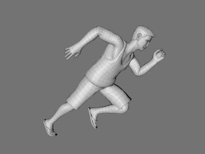decorative man sculpture 3D Model