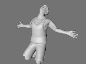 decorative man sculpture 3Dモデル