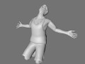 decorative man sculpture 3D 모델