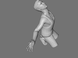 decorative man sculpture 3D Model