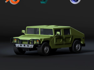 humvee 3D Model