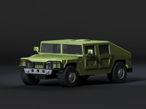 humvee 3D मॉडल