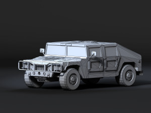 humvee 3D मॉडल