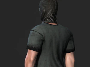 personagem de jogo 3D animado de gangue manipulado por baixo poli Modelo 3D