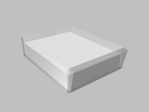 office item - paper organizer tray 3D Model