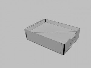 office item - paper organizer tray 3D Model