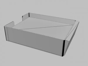 office item - paper organizer tray 3D Model