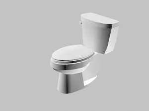 toilet Model 3D