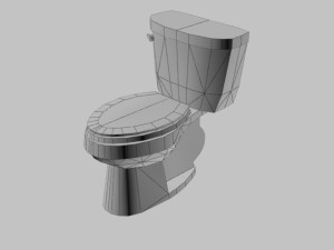 toilet Model 3D