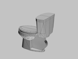 toilet Model 3D