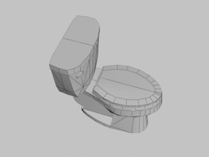 toilet Model 3D