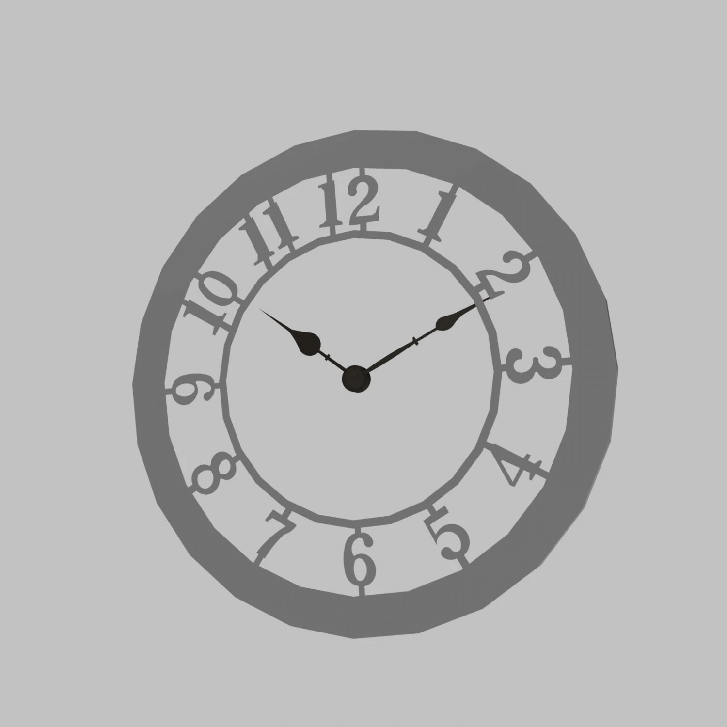clock 3D Model .c4d .max .obj .3ds .fbx .stl .blend