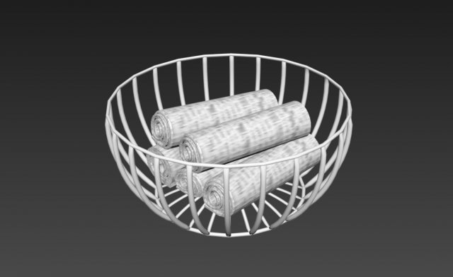 vase with towel Model 3D .c4d .max .obj .3ds .fbx .stl .blend 