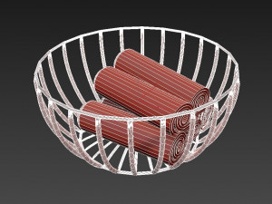 vase with towel Model 3D