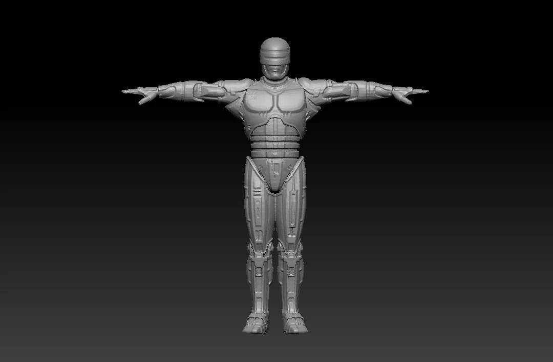 robocop 3D Model .c4d .max .obj .3ds .fbx .stl .blend 