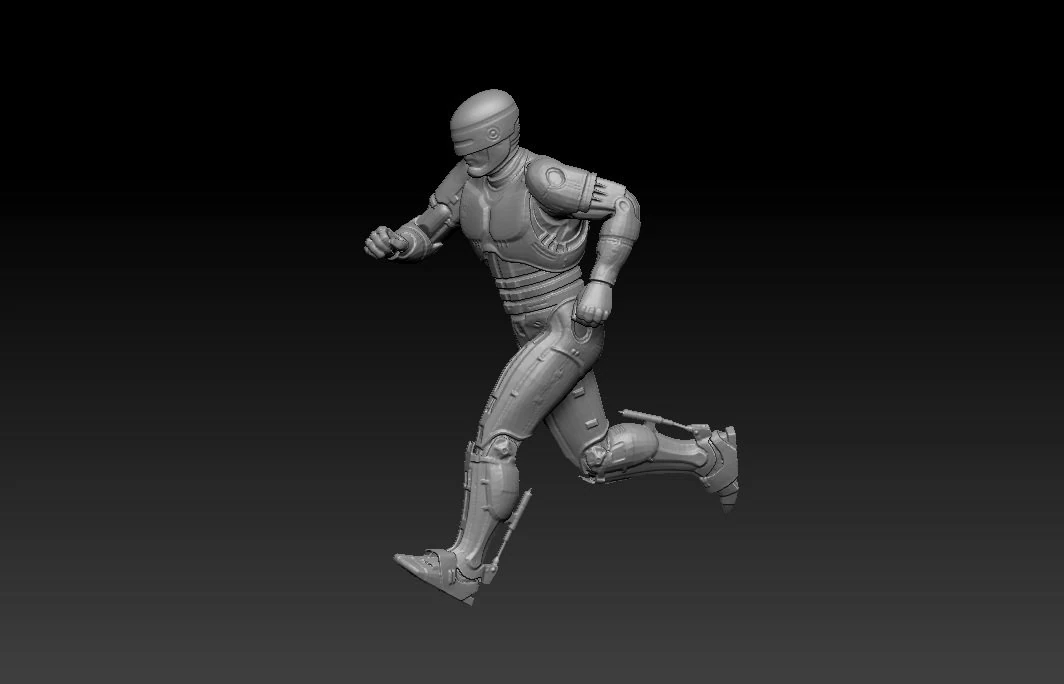robocop 3D Model .c4d .max .obj .3ds .fbx .stl .blend 
