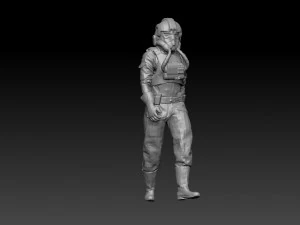 soldato-pilota animato Deathtrooper Modello 3D