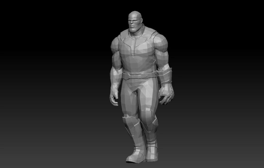 thanos - animated rigged character 3D Model .c4d .max .obj .3ds .fbx .stl .blend 