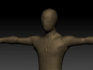 스파이더맨 - 애니메이션 및 조작된 캐릭터 3D 모델