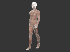 beautiful naked man -rigged Modelo 3D