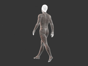 beautiful naked man -rigged Modelo 3D