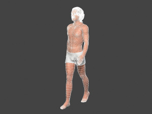 movie actor jeff bridges -rigged 3d character 3D मॉडल