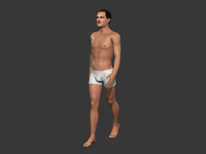 movie actor leonardo dicaprio -rigged 3d character 3D Model