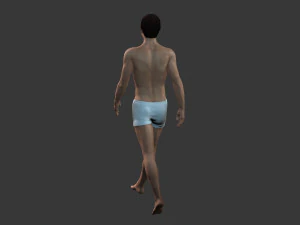 movie actor leonardo dicaprio -rigged 3d character 3D Model