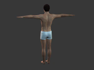 movie actor leonardo dicaprio -rigged 3d character 3D Model