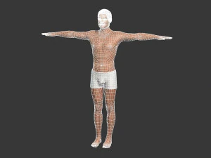 movie actor leonardo dicaprio -rigged 3d character 3D Model