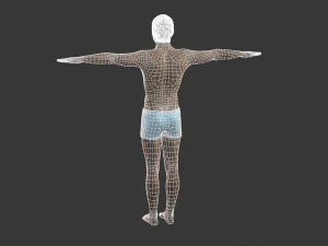 movie actor leonardo dicaprio -rigged 3d character 3D Model