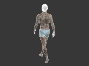 movie actor leonardo dicaprio -rigged 3d character 3D Model