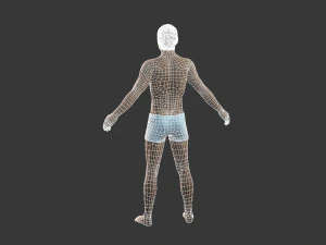movie actor leonardo dicaprio -rigged 3d character 3D Model