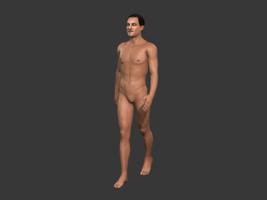 movie actor leonardo dicaprio -rigged 3d character 3D Model