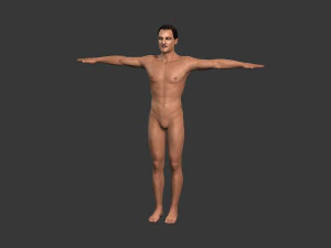 movie actor leonardo dicaprio -rigged 3d character 3D Model
