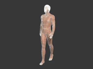 movie actor leonardo dicaprio -rigged 3d character 3D Model