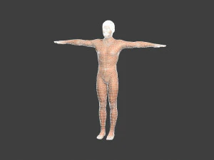 movie actor christian bale-rigged 3d character 3D Model