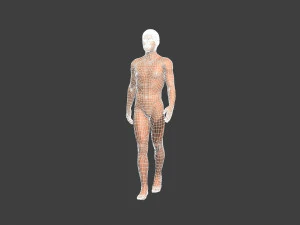 movie actor christian bale-rigged 3d character 3D Model