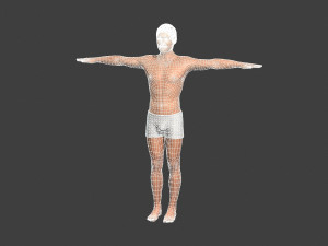 movie actor christian bale -rigged 3d character 3Dモデル